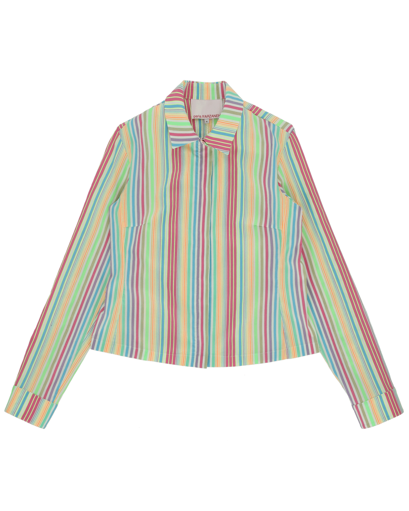 Paria Farzaneh - Clown Stripe Shirt Multicolor
