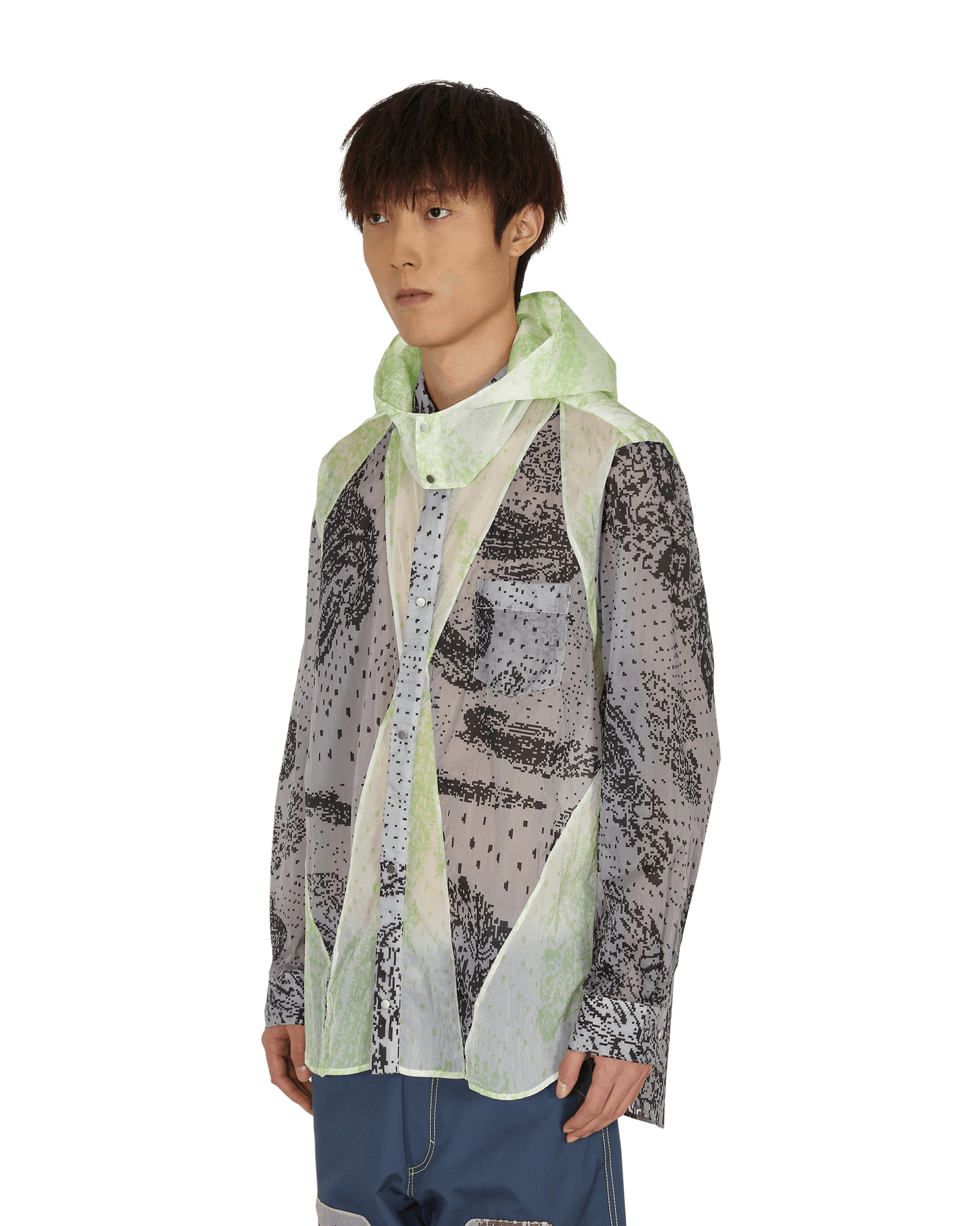 Paria Farzaneh Spearmint Multi T-Shirts Shortsleeve PFT0050 001