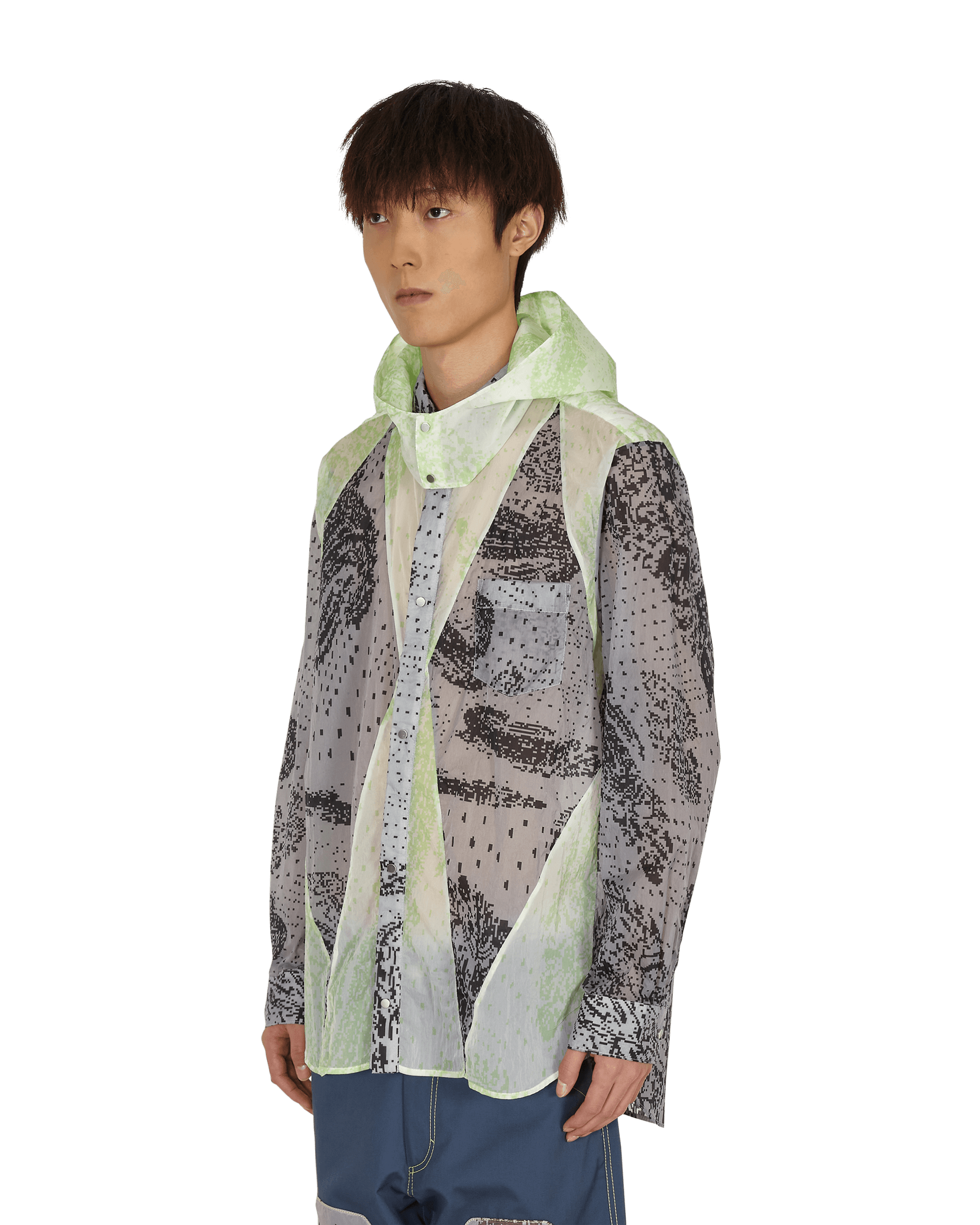 Paria Farzaneh Spearmint Multi T-Shirts Shortsleeve PFT0050 001