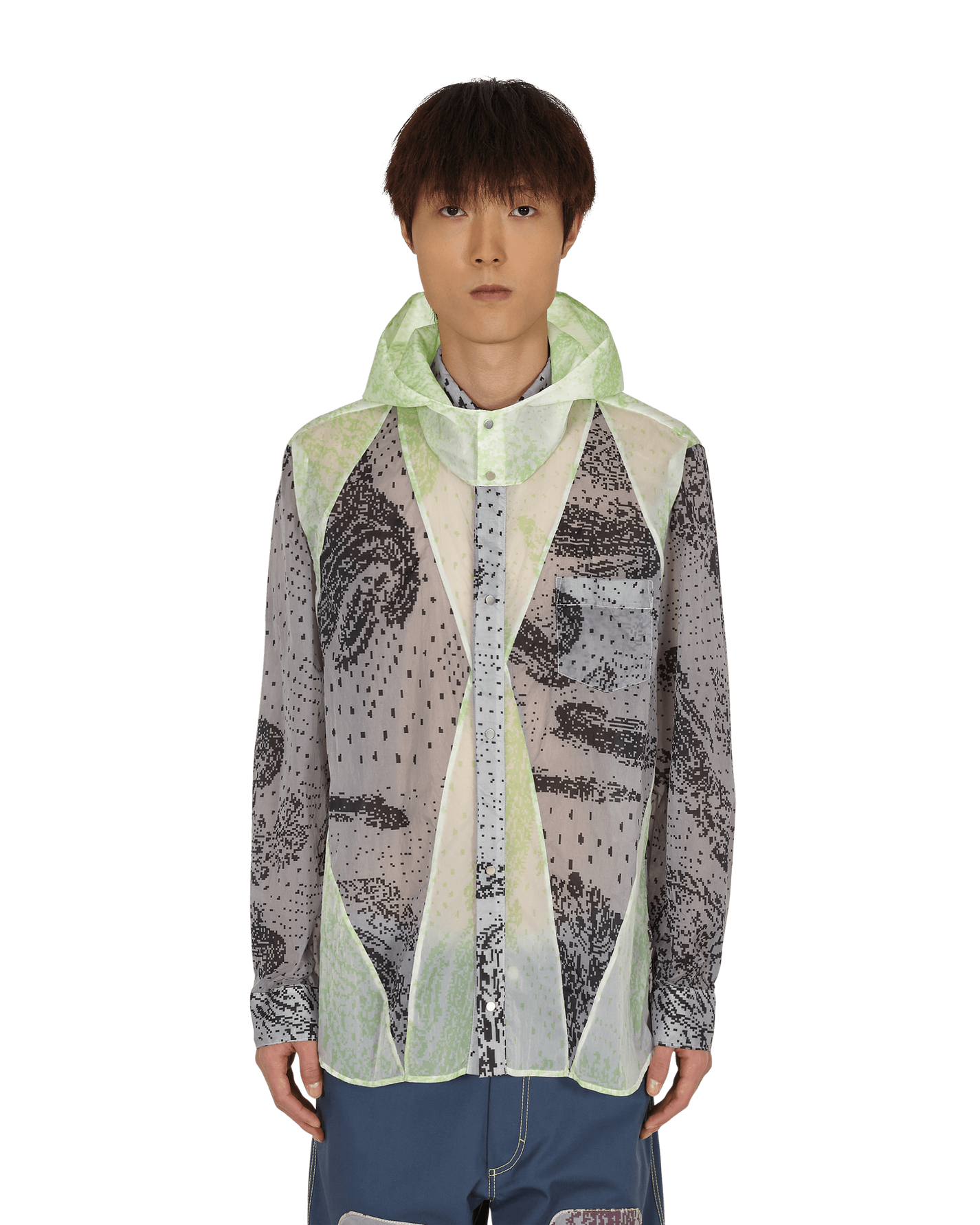 Paria Farzaneh Spearmint Multi T-Shirts Shortsleeve PFT0050 001