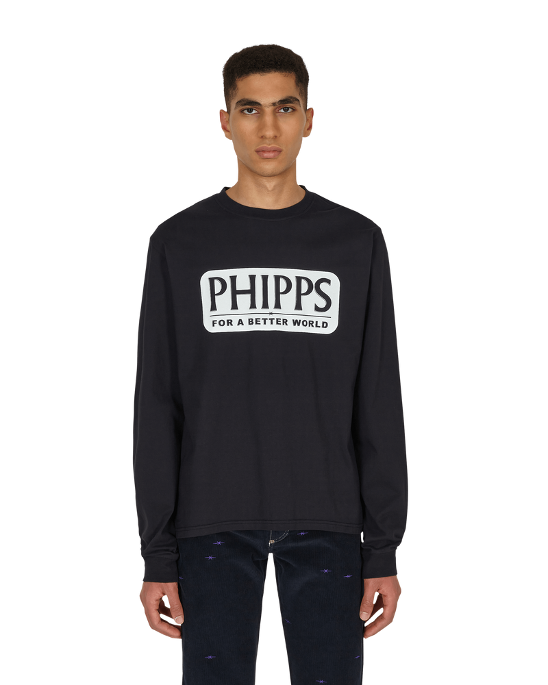 Phipps - Logo Graphic Longsleeve T-Shirt Blue