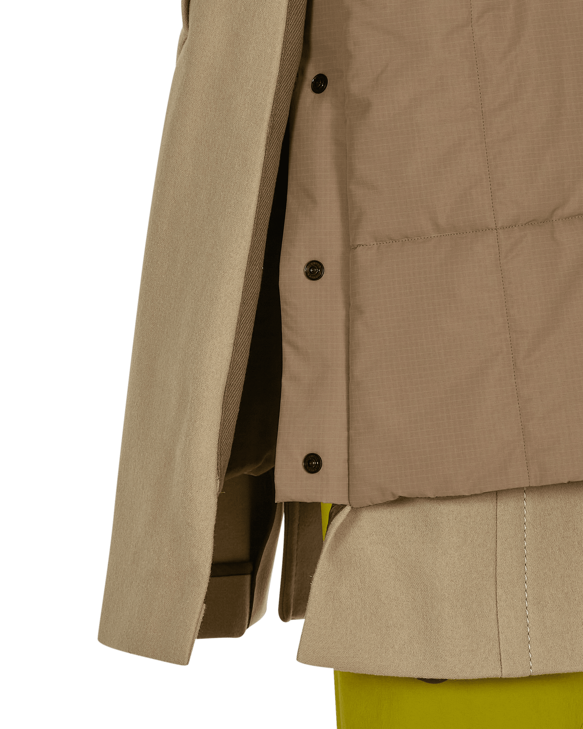 Melton Wool Coat Beige