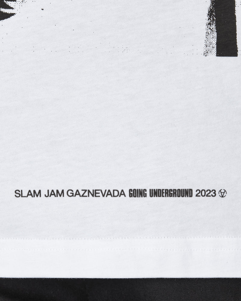 Slam Jam T-Shirt Graphic White T-Shirts Top MBUW001JY01 WTH0001