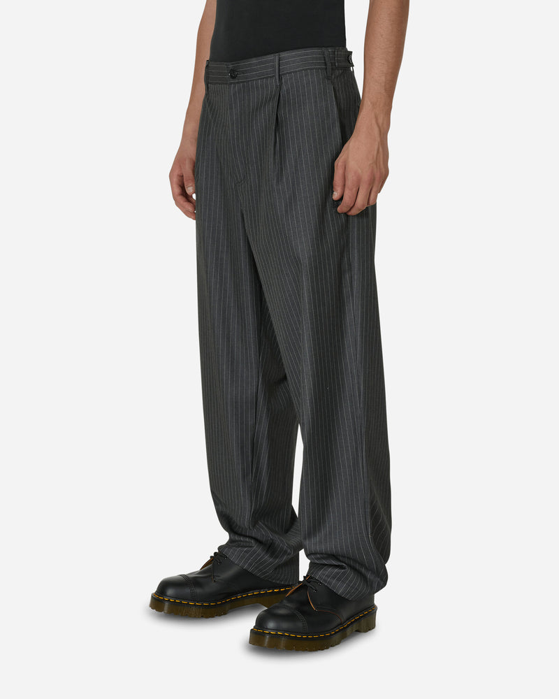 Stüssy Stripe Volume Pleated Trousers Grey - Slam Jam® Official Store