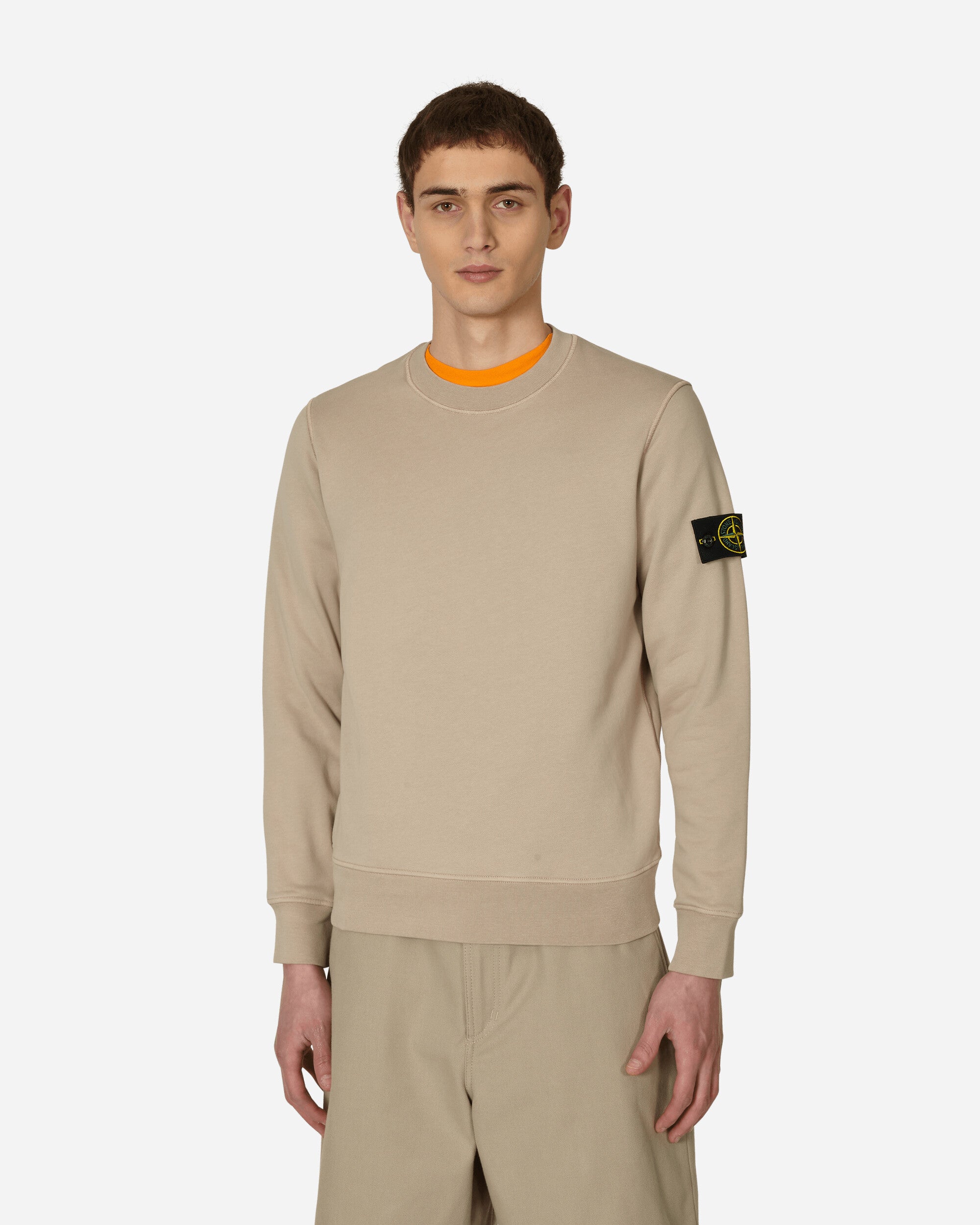 Stone island sweatshirt on sale beige