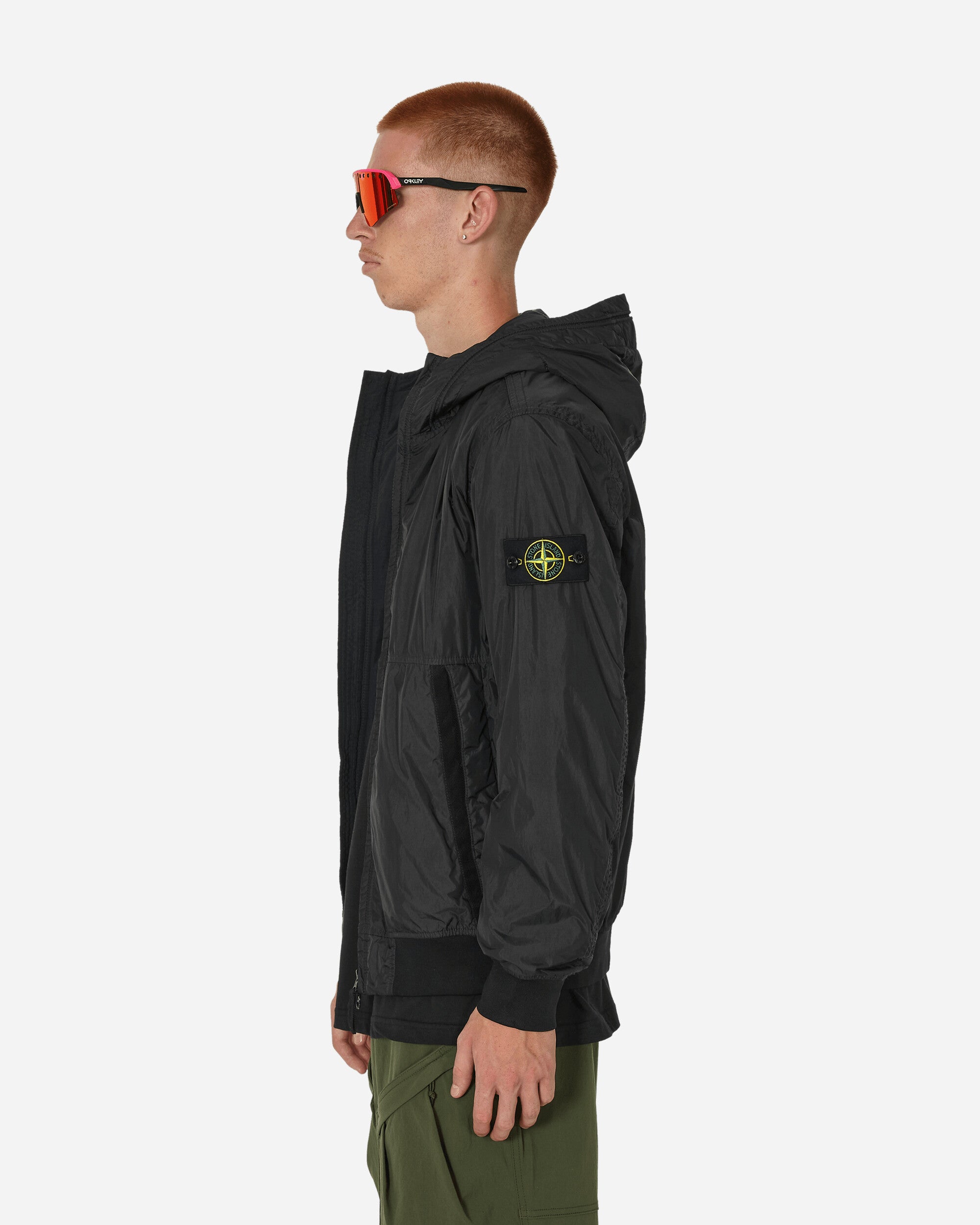 Stone Island Garment Dyed Crinkle Reps PrimaLoft®-TC Jacket Black