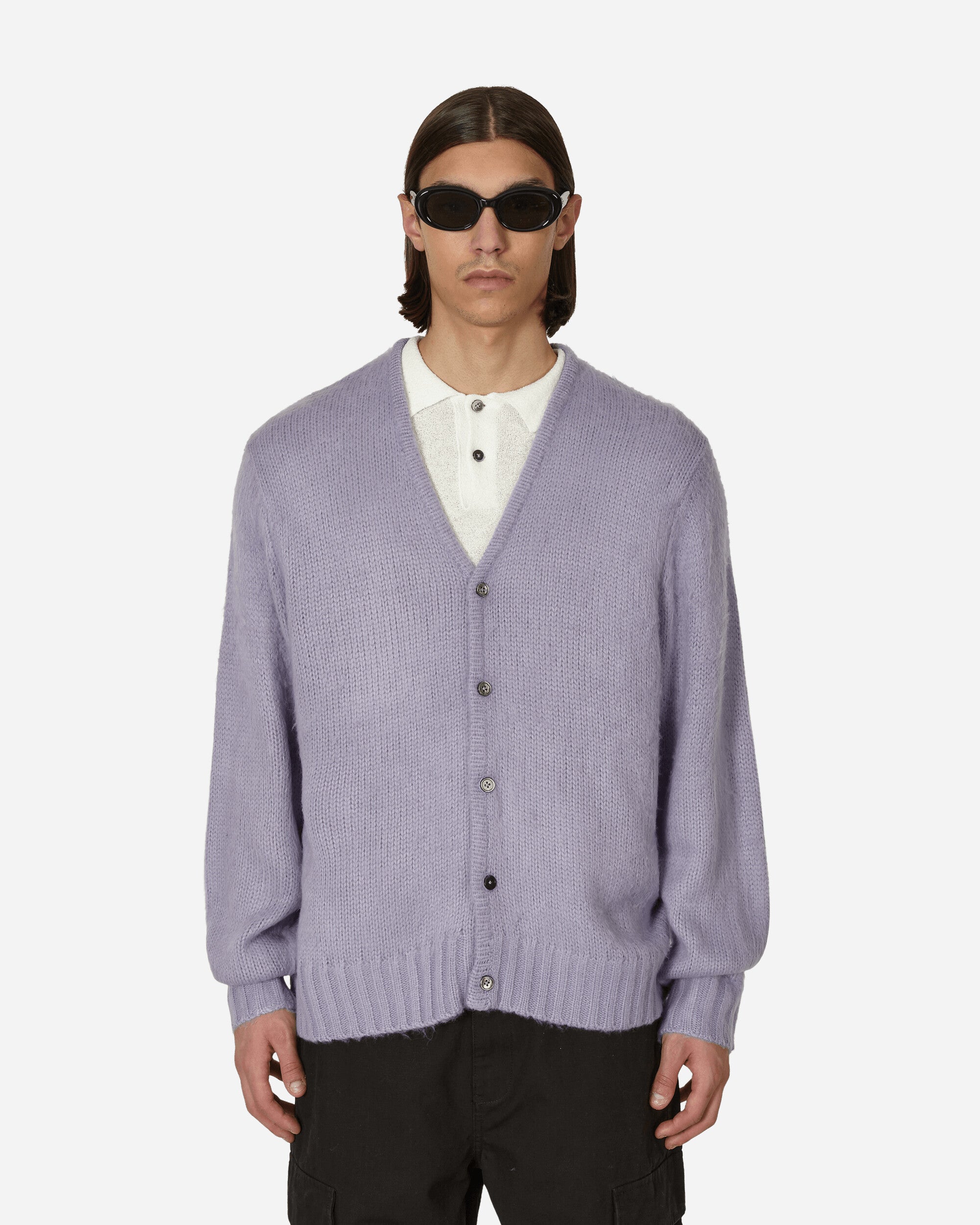 Stüssy Textured Polo Sweater Bone - Slam Jam Official Store