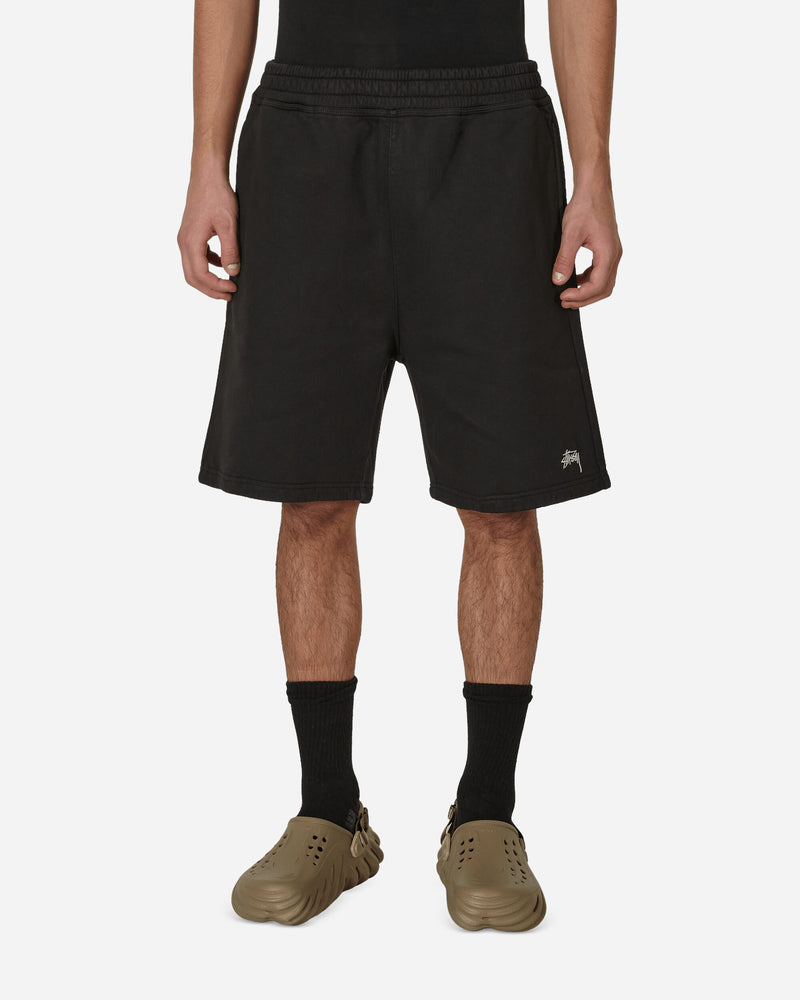 Stüssy Overdyed Stock Logo Shorts Black - Slam Jam Official Store