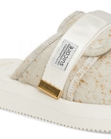 Suicoke Zavo-Vhl White Mix Sandals and Slides Sandal OG-072VHL- WTM