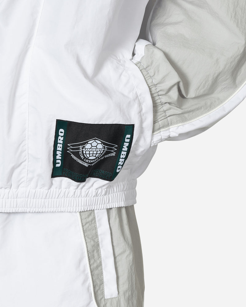 Umbro Track Jacket White/Grey/Green Coats and Jackets Jackets 62002U Wht Gry Gree