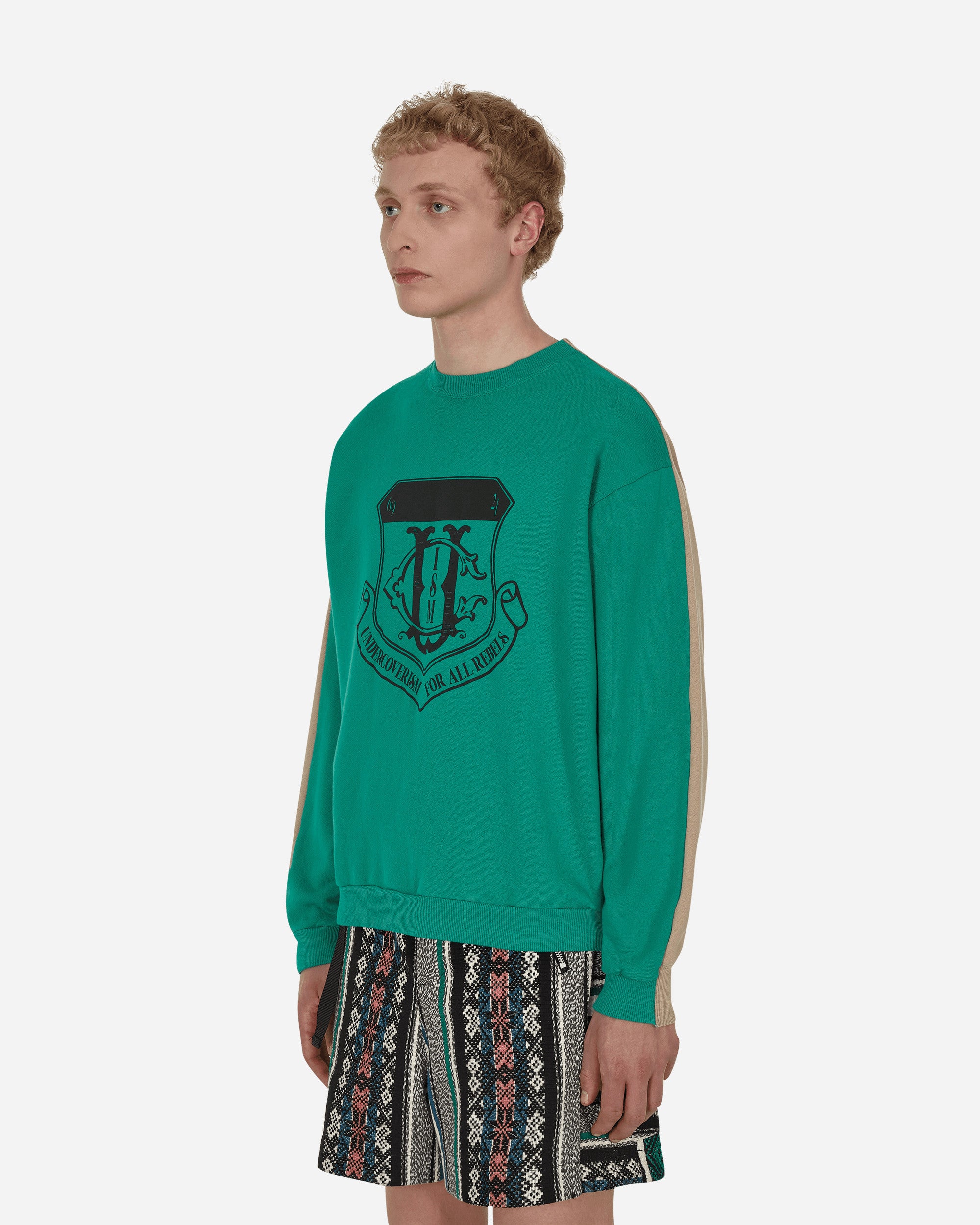 Undercoverism C/S Green Sweatshirts Crewneck UI1B4806 GREEN