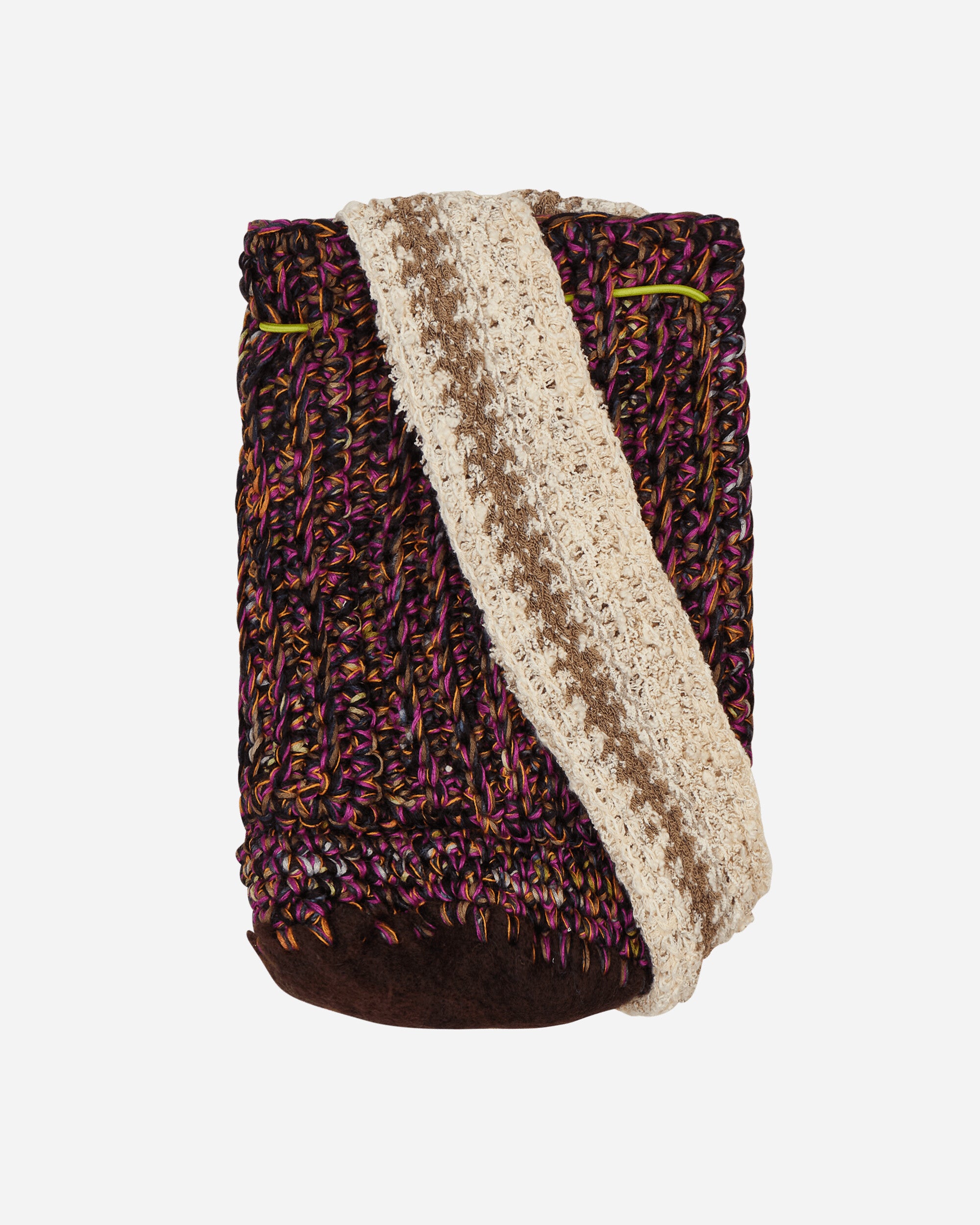 Crochet Coastline Shoulder Bag Blue / Purple