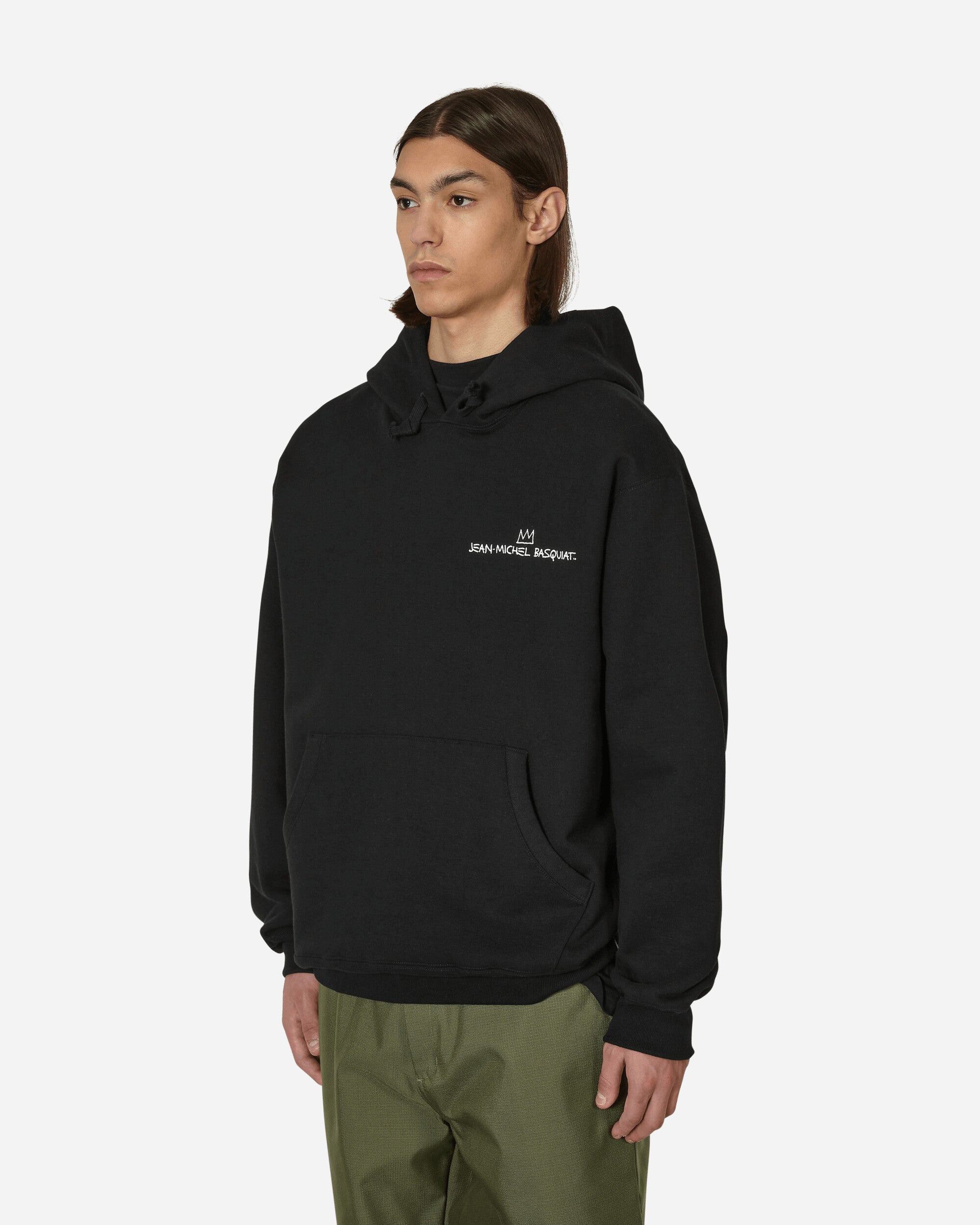 WACKO MARIA Jean-Michel Basquiat Heavy Weight Hooded Sweatshirt Black