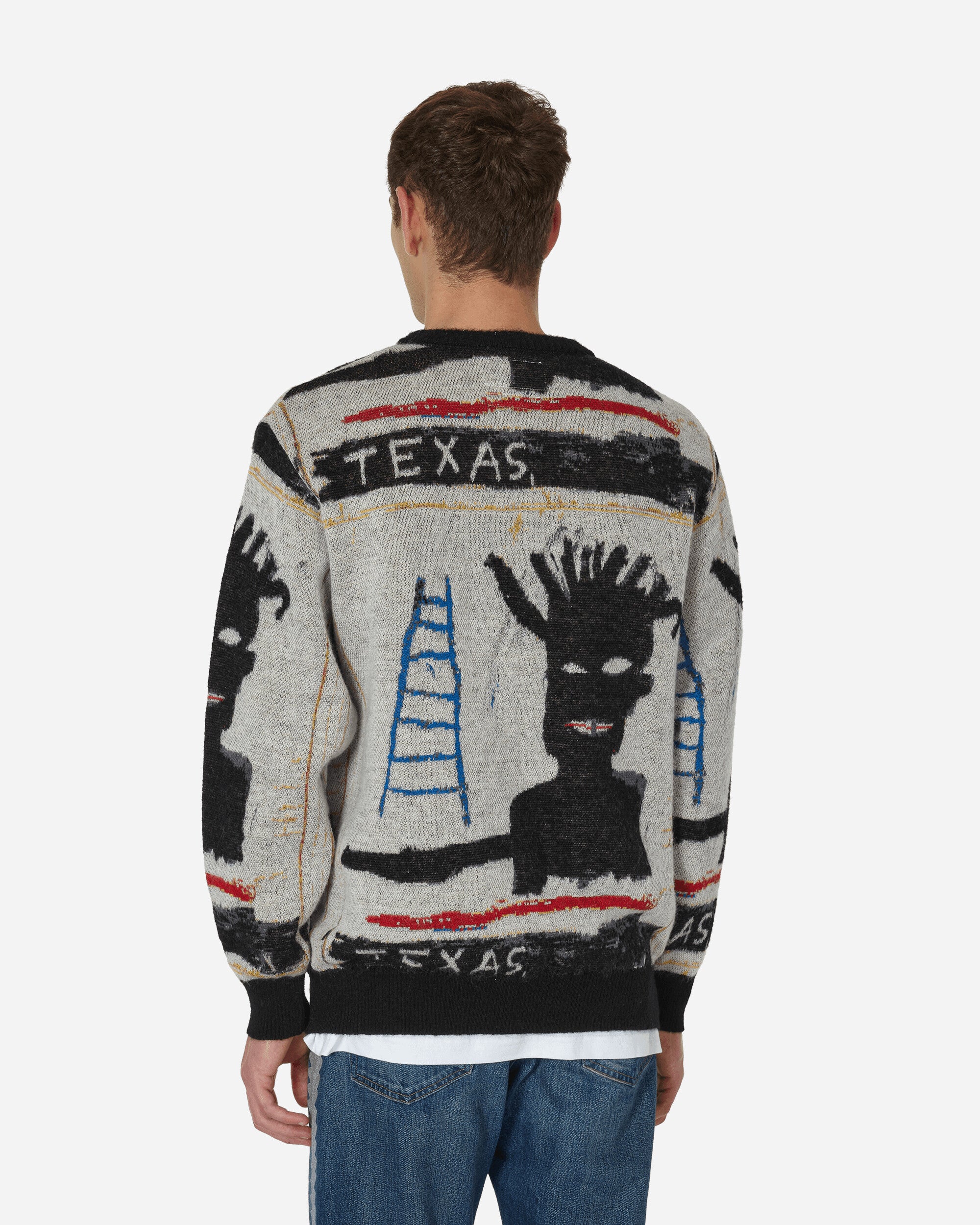 WACKO MARIA Jean-Michel Basquiat Crewneck Sweater (Type-1) Multicolor