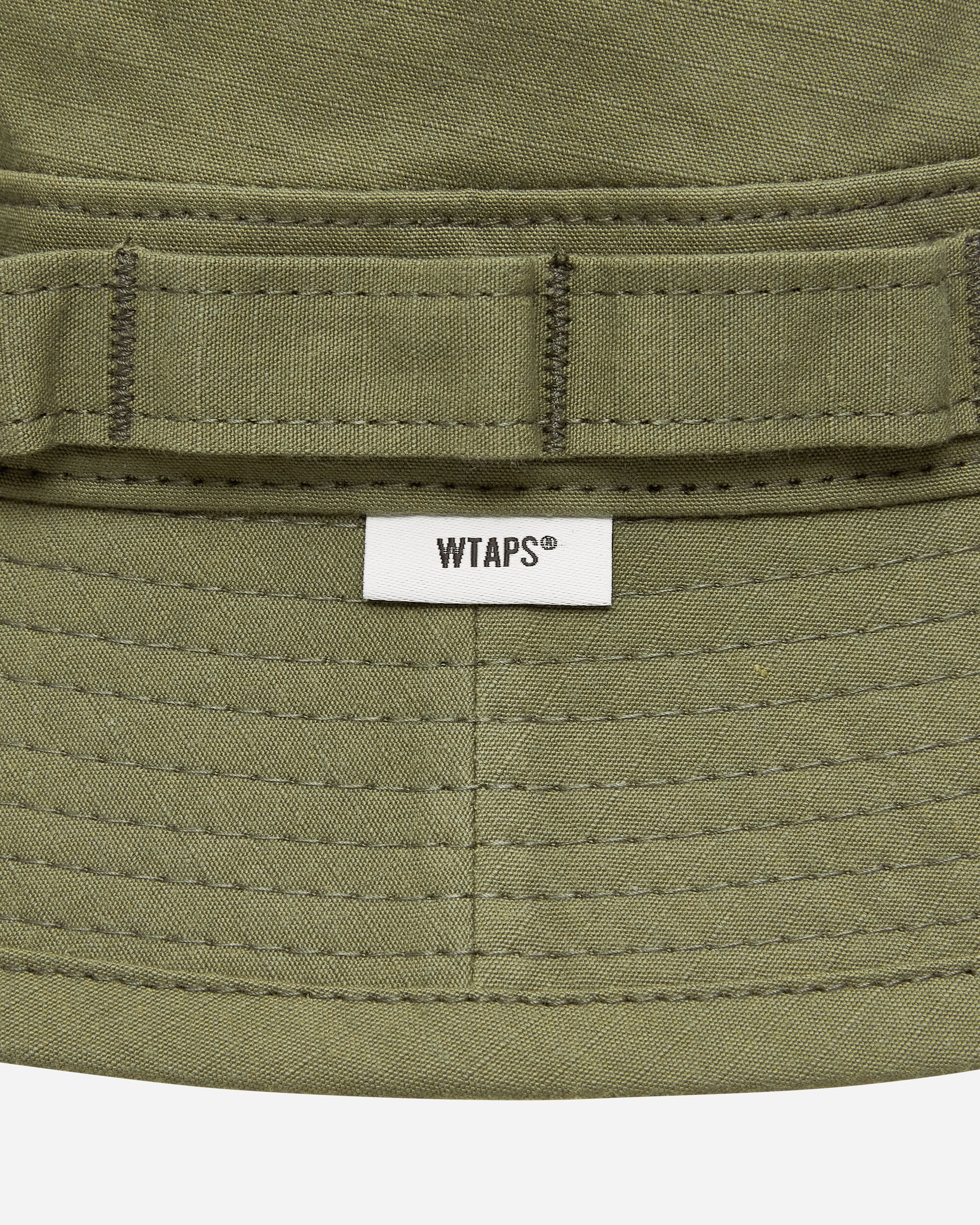 WTAPS Cotton Ripstop Bucket Hat 03 Olive Drab - Slam Jam Official