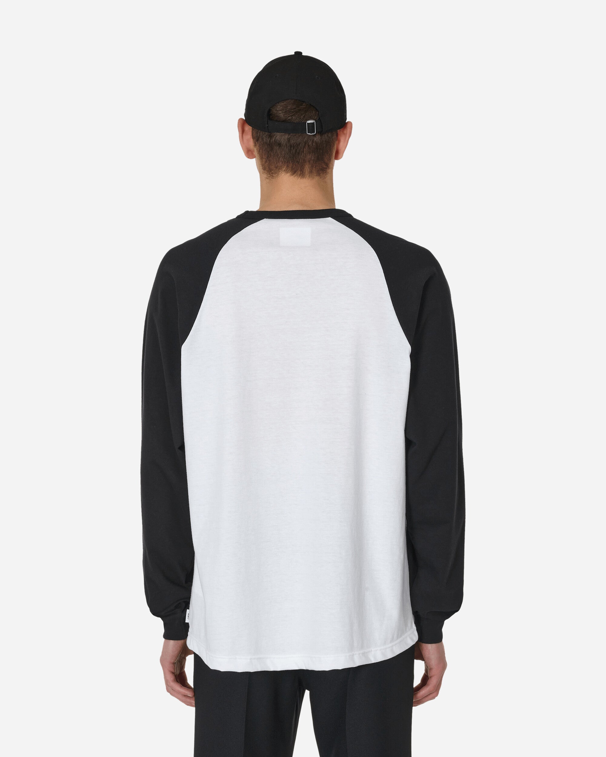 WTAPS Ian Longsleeve T-Shirt Black / White - Slam Jam Official Store