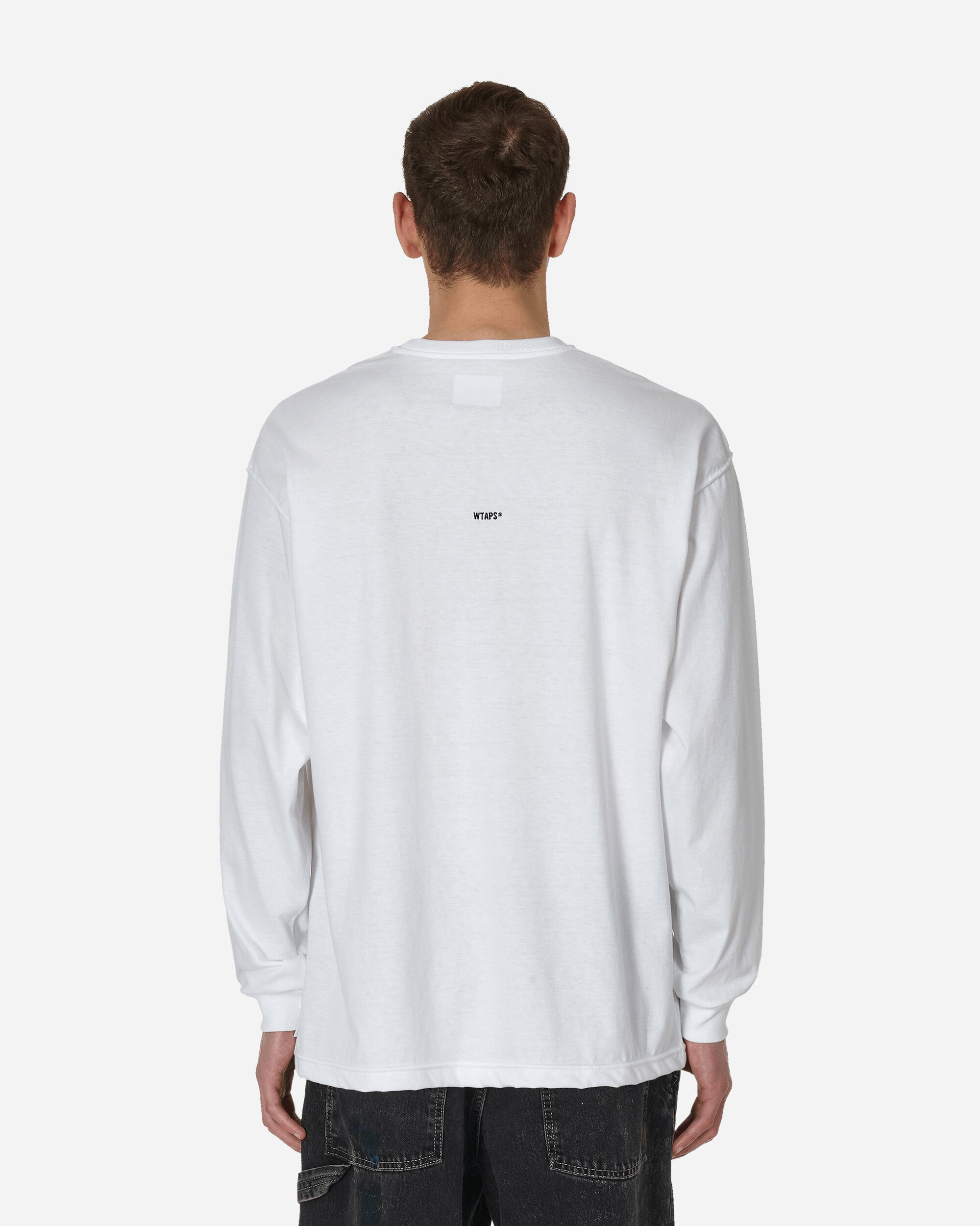 WTAPS 08 Longsleeve T-Shirt White - Slam Jam Official Store