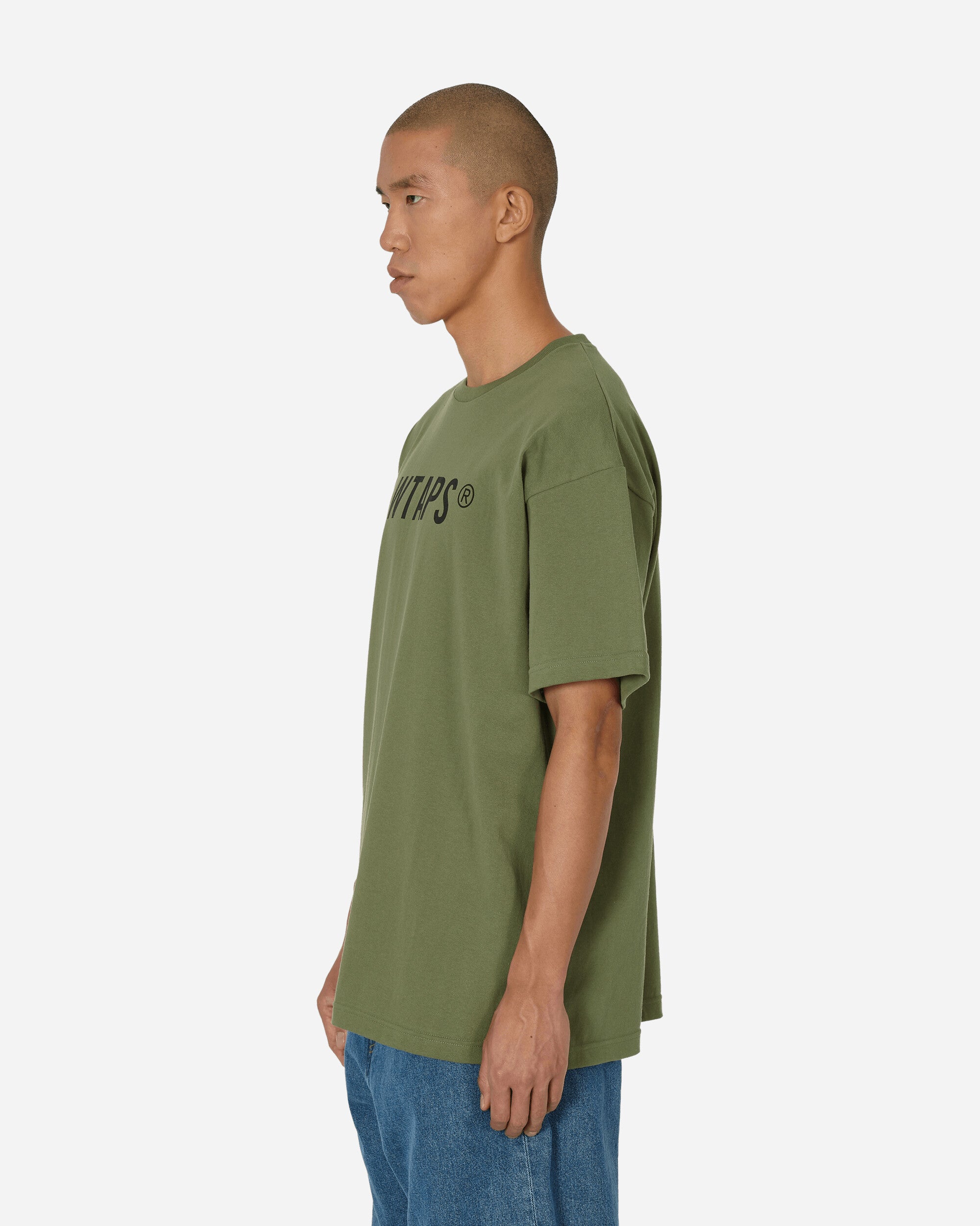 WTAPS Sign T-Shirt Olive Drab - Slam Jam® Official Store