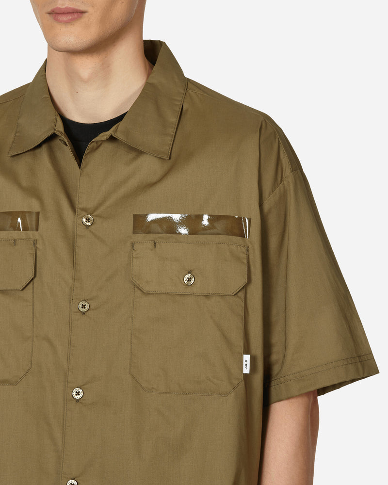 WTAPS Deck Shortsleeve Shirt Olive Drab - Slam Jam Official Store