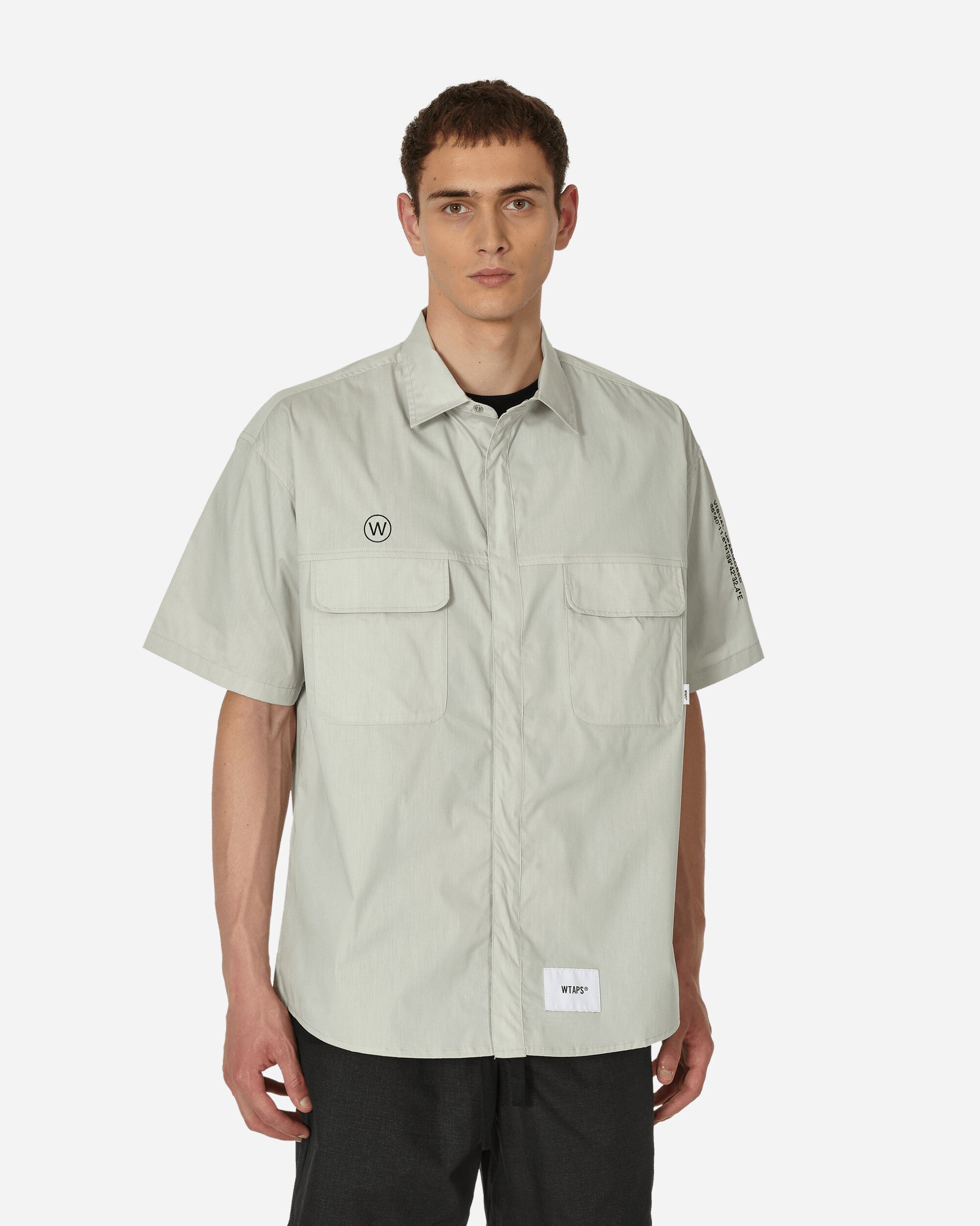 WTAPS CBW Shortsleeve Shirt Grey - Slam Jam® Official Store