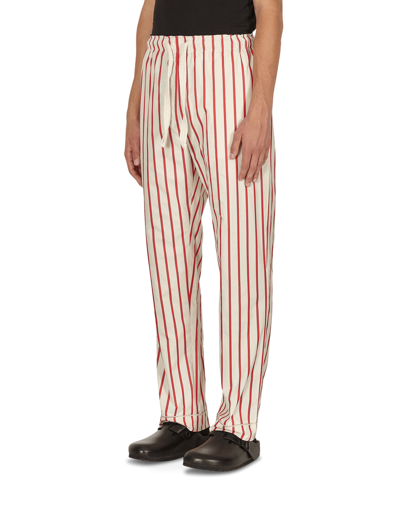 Wales Bonner Kamau Ivory Crimson Magente Underwear Pajamas UA21TR05-CO03 1230