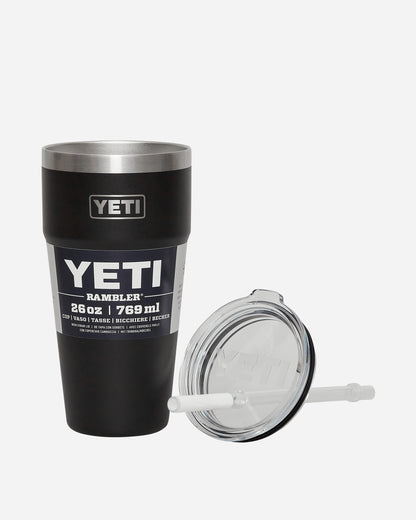 Yeti Rambler Straw Cup BLACK Equipment Bottles and Bowls 0325 BLK