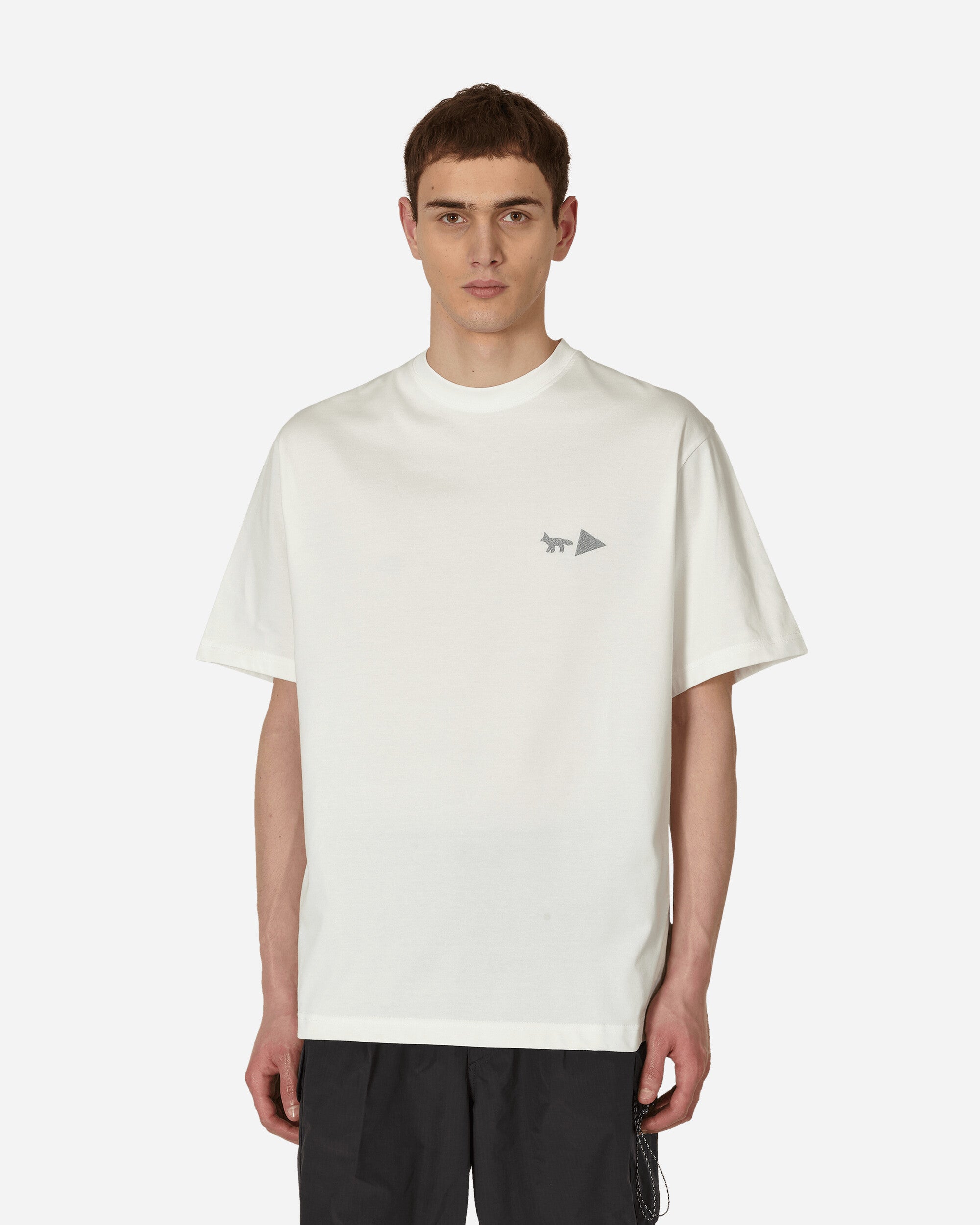 Maison Kitsuné Dry Cotton Mountain T-Shirt Off White