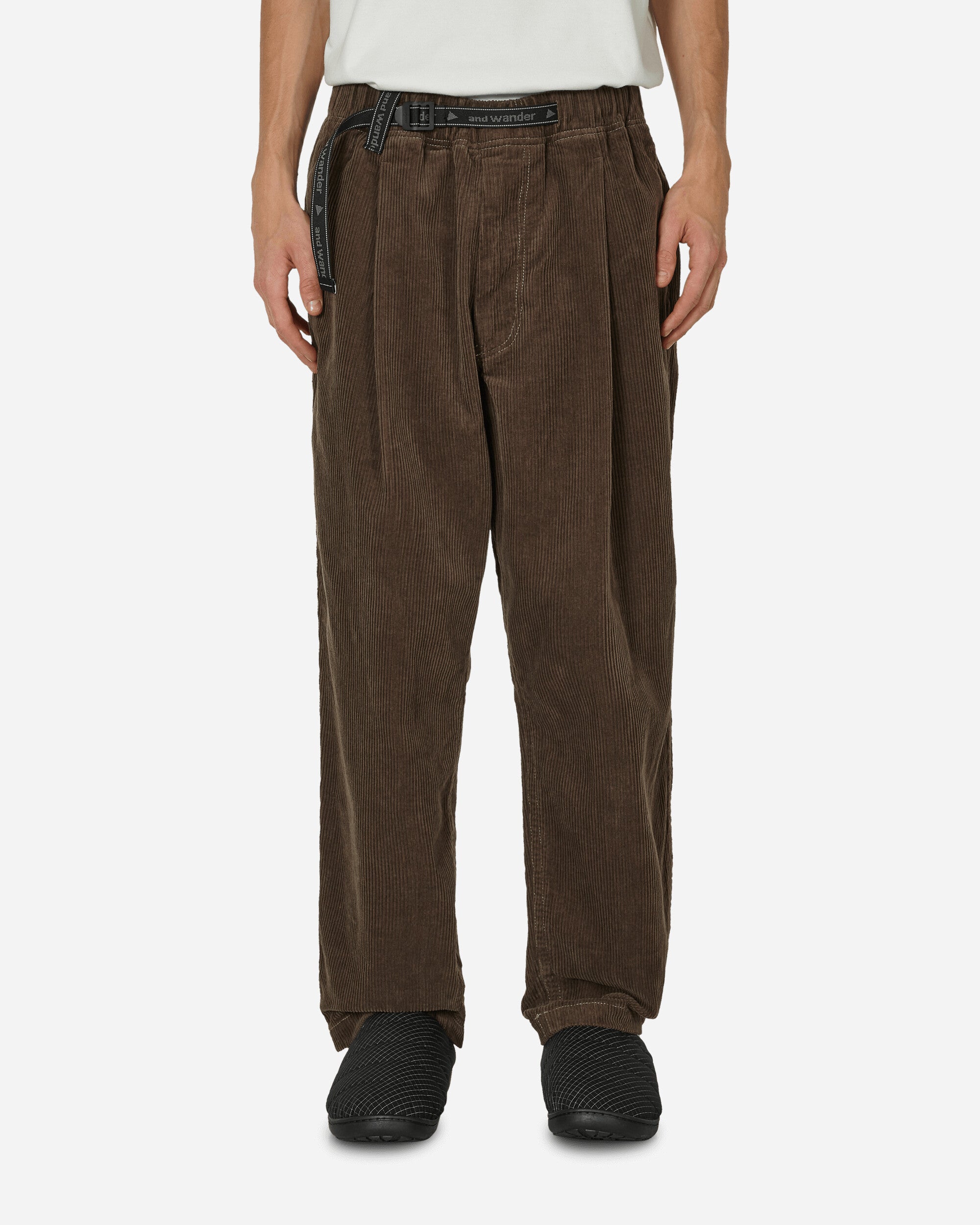 and wander Corduroy Pants Brown - Slam Jam® Official Store